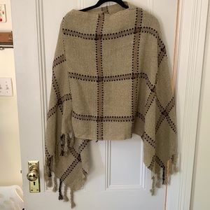 Poncho, unworn with tags